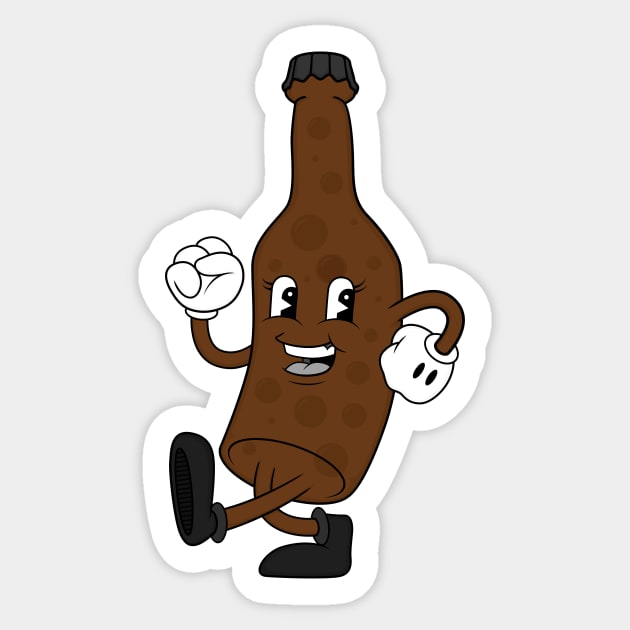 Beer on the Beat Sticker by Woah_Jonny